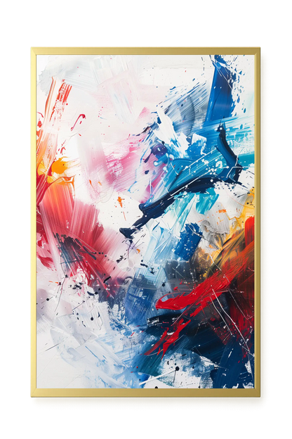 Emotional Collision Canvas Print