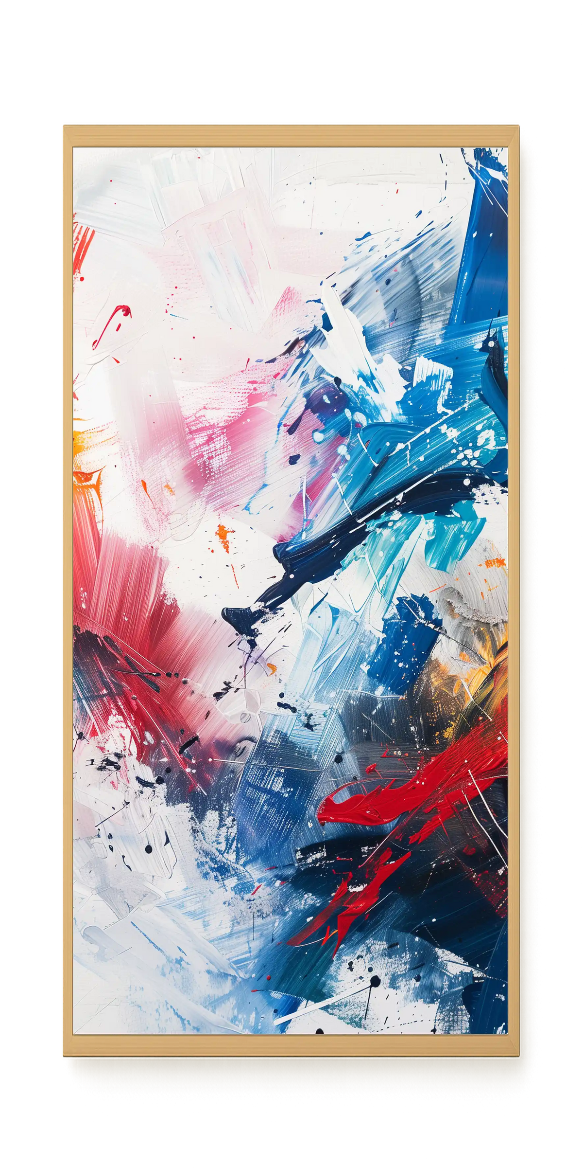 Emotional Collision Canvas Print