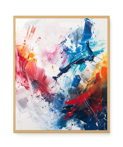 Emotional Collision Canvas Print