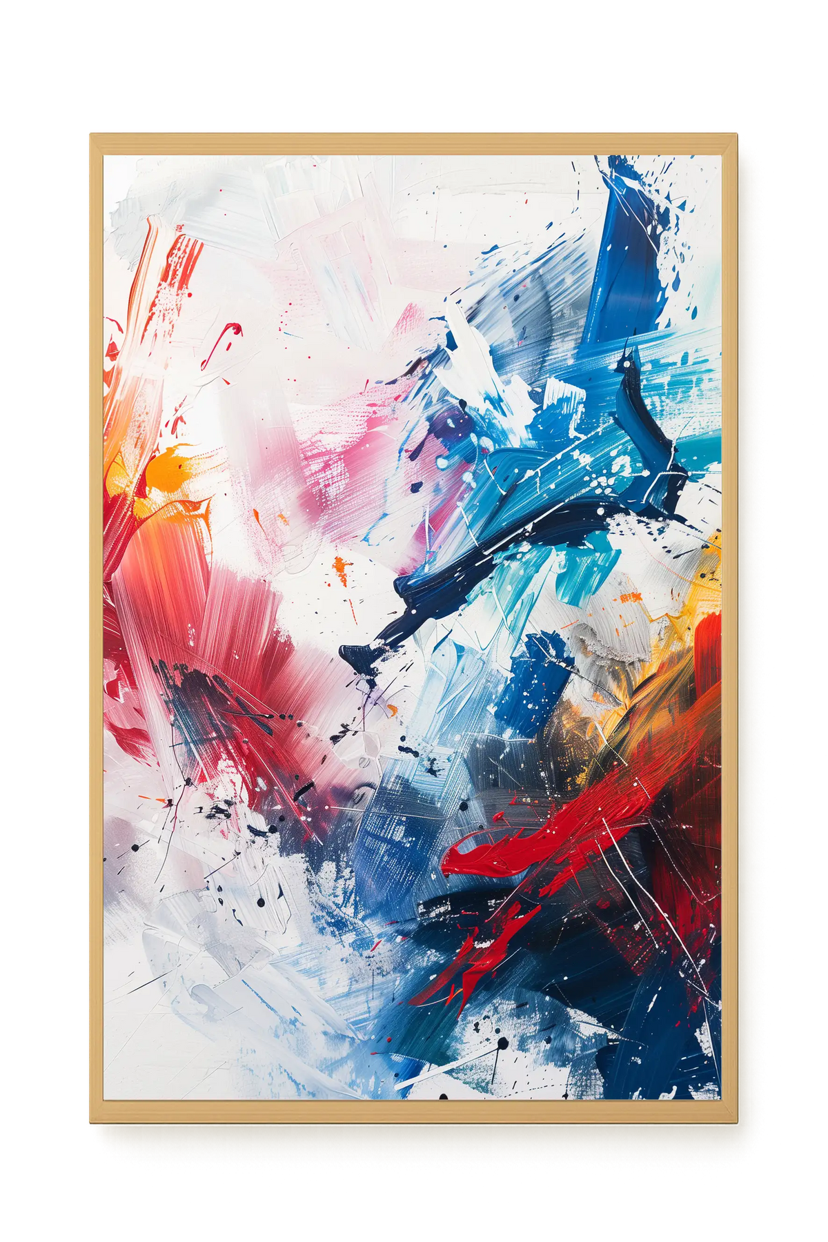 Emotional Collision Canvas Print