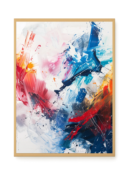 Emotional Collision Canvas Print