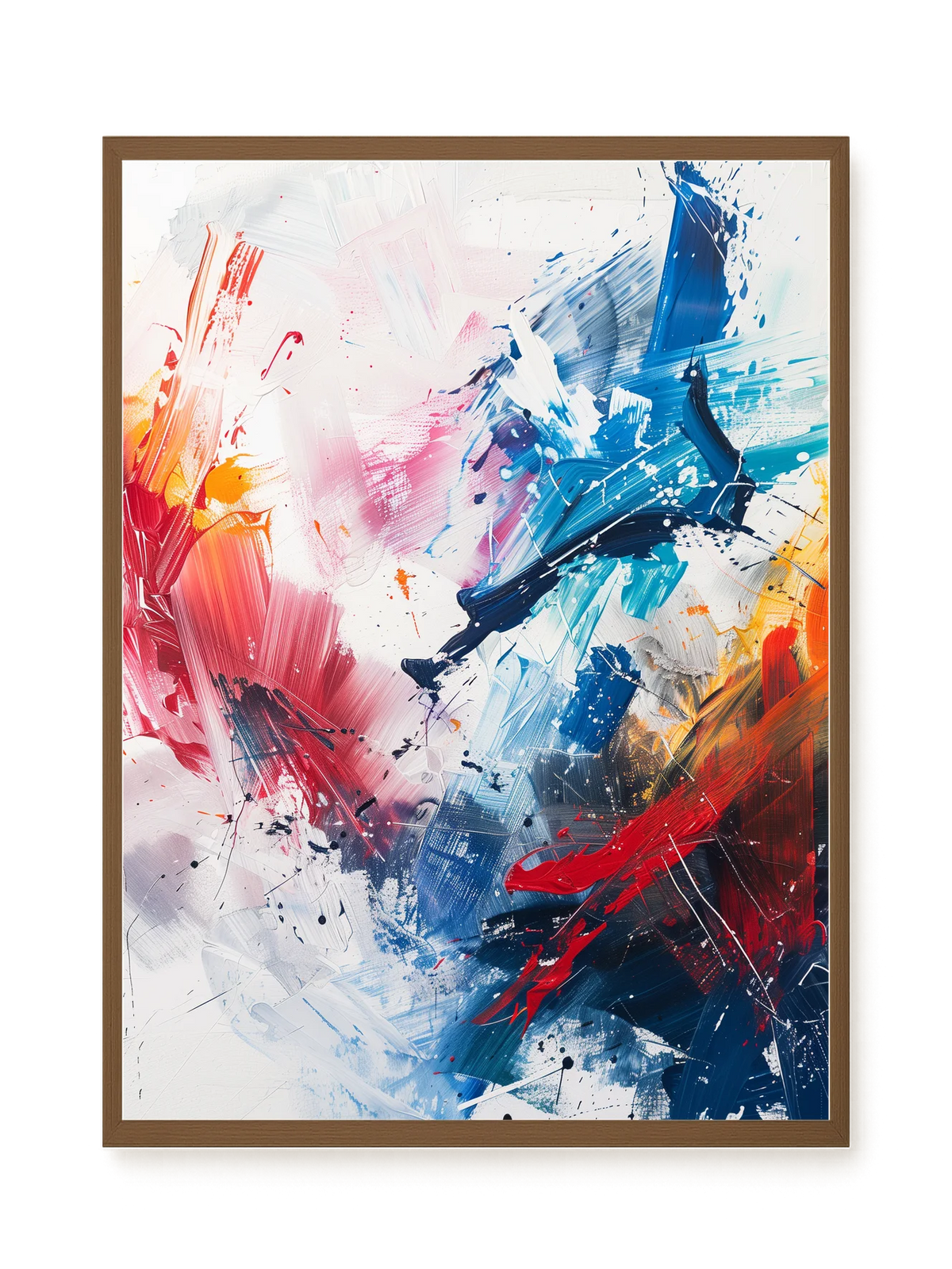 Emotional Collision Canvas Print