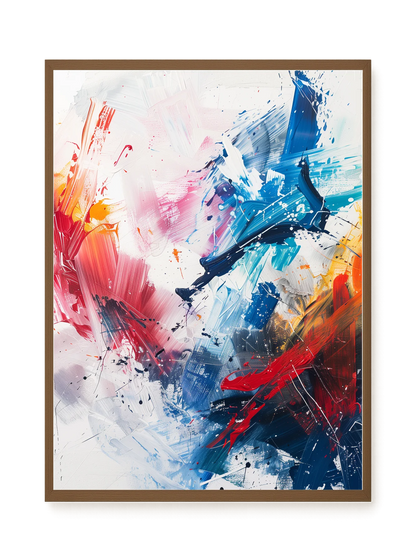 Emotional Collision Canvas Print