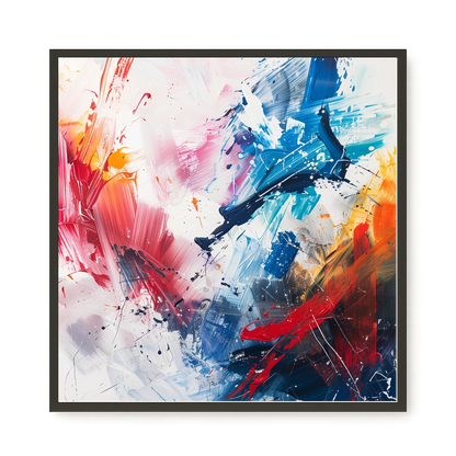 Emotional Collision Canvas Print