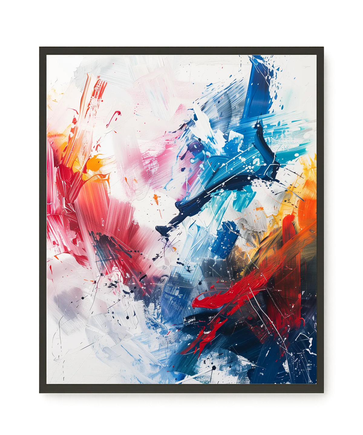 Emotional Collision Canvas Print