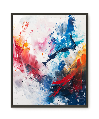 Emotional Collision Canvas Print