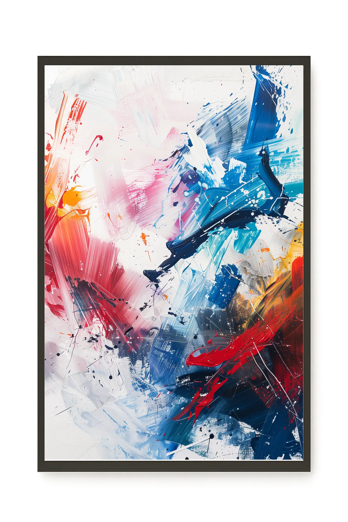 Emotional Collision Canvas Print