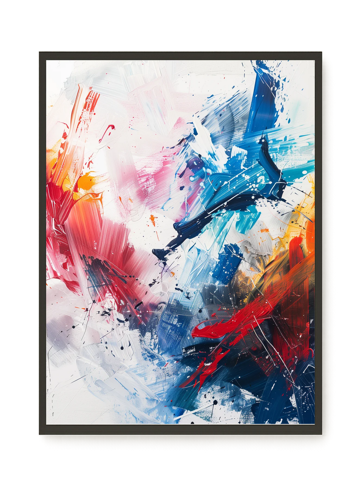 Emotional Collision Canvas Print