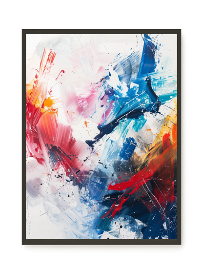 Emotional Collision Canvas Print