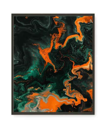 Dark Energy Flow Canvas Print