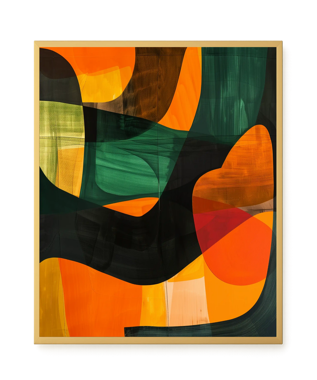 Visual Eruption Canvas Print