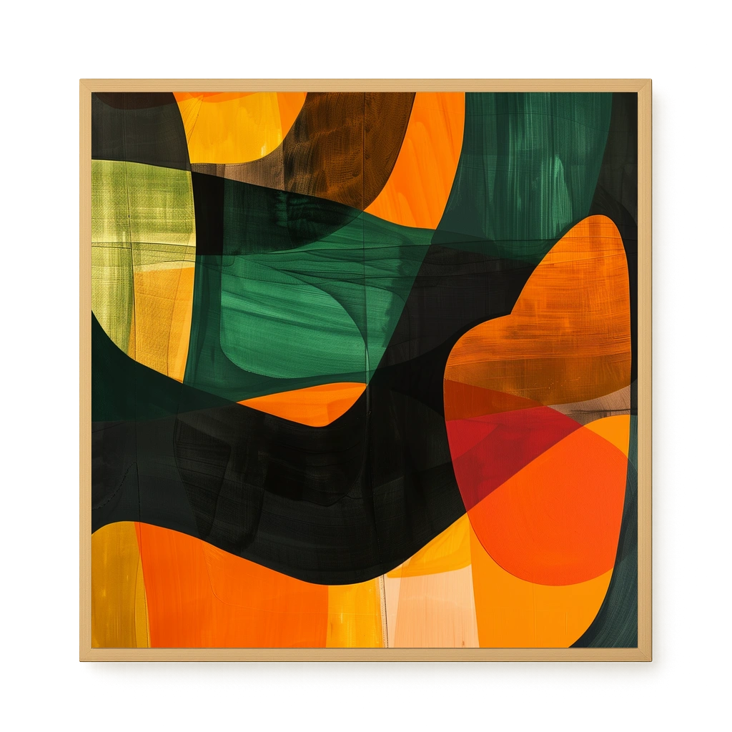 Visual Eruption Canvas Print