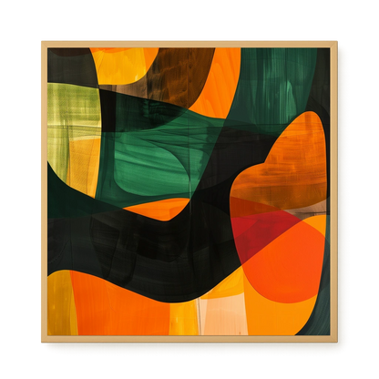 Visual Eruption Canvas Print