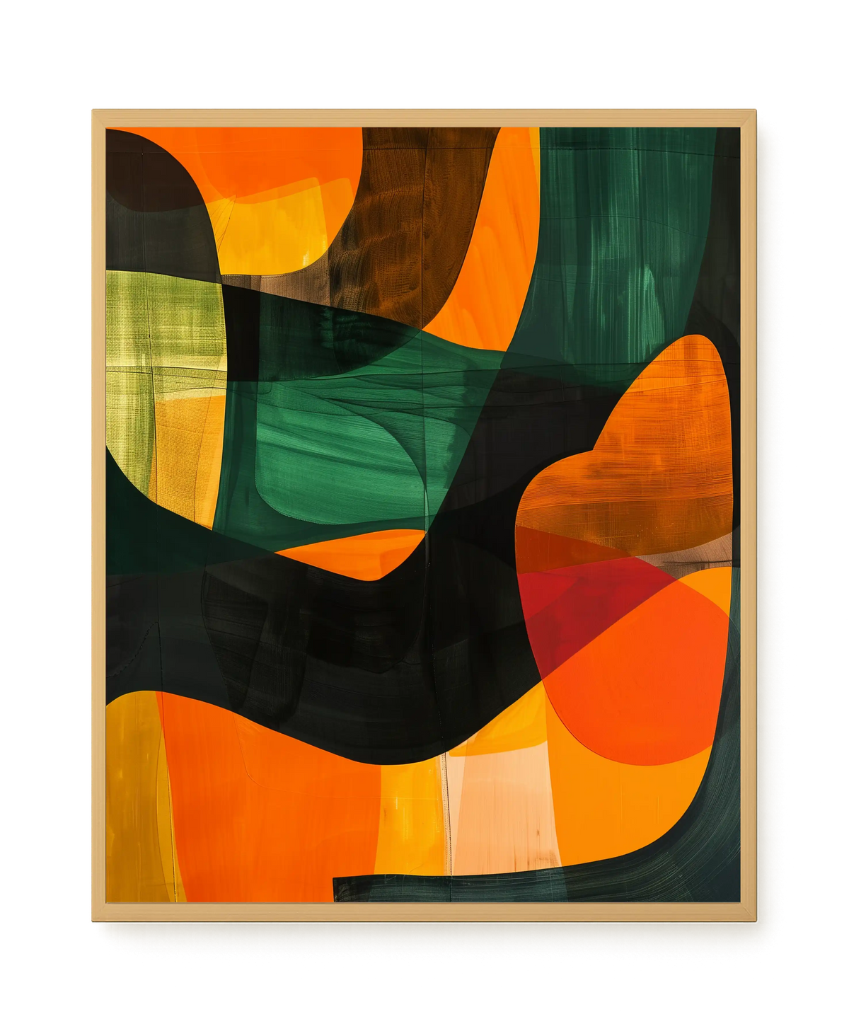 Visual Eruption Canvas Print