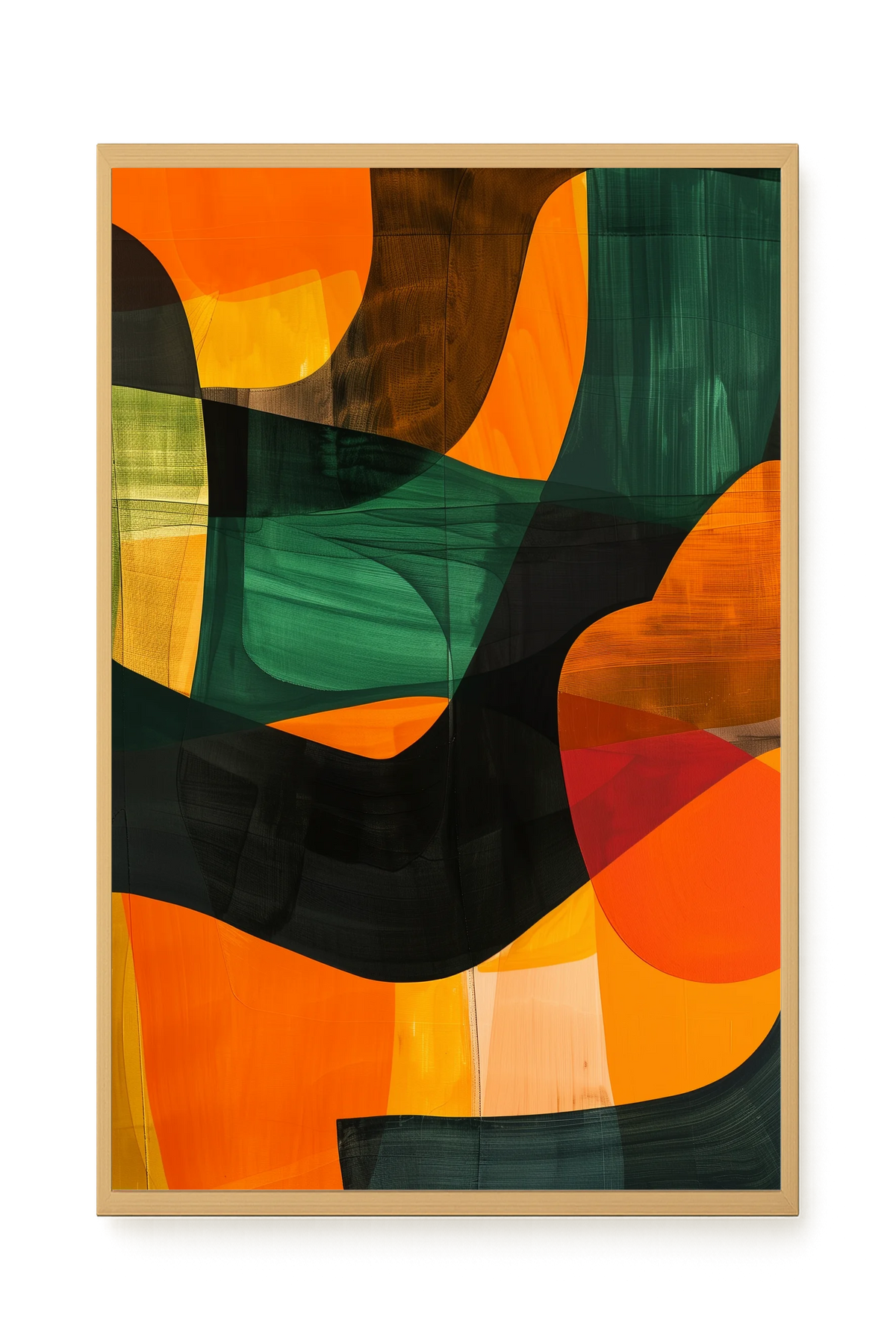 Visual Eruption Canvas Print