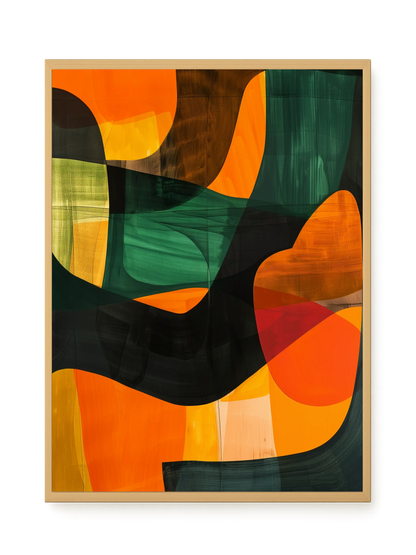Visual Eruption Canvas Print