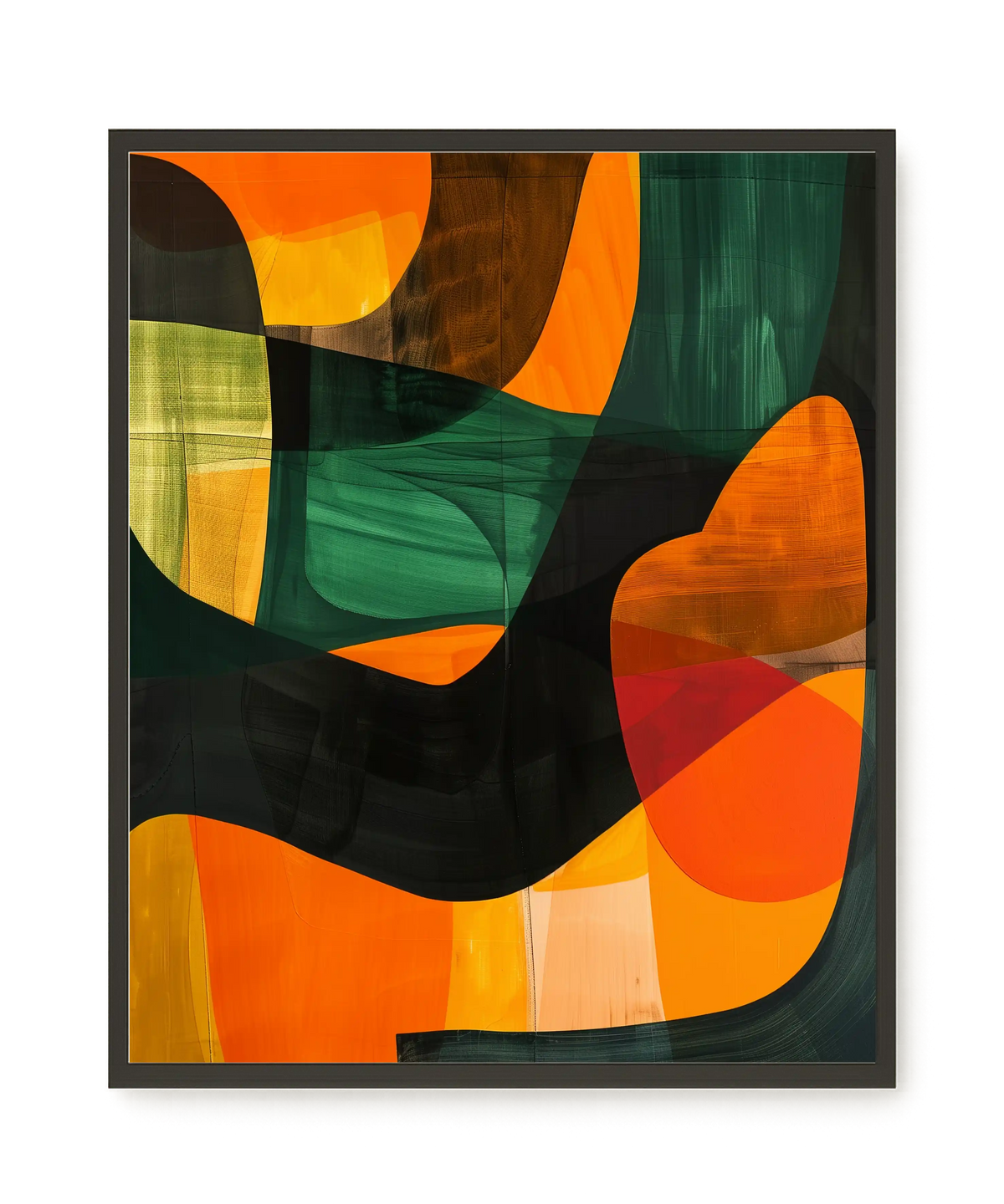 Visual Eruption Canvas Print