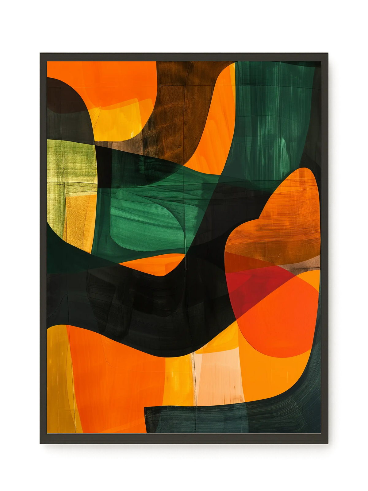 Visual Eruption Canvas Print