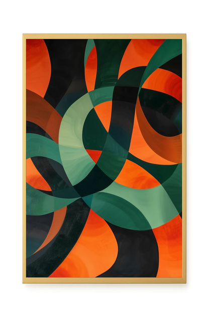 Moving Layers Canvas Print