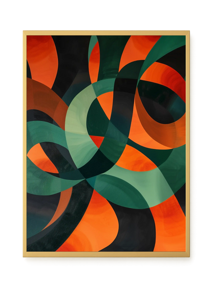 Moving Layers Canvas Print