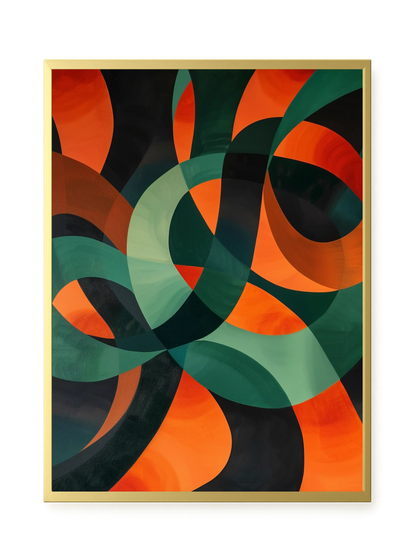 Moving Layers Canvas Print