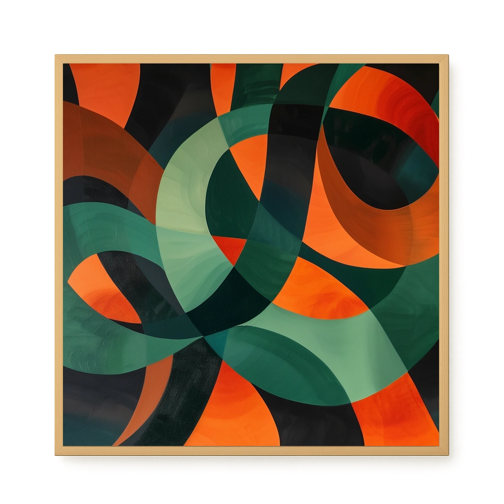 Moving Layers Canvas Print