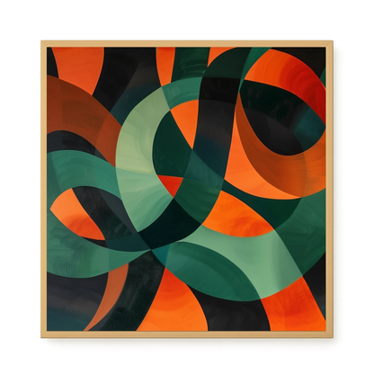 Moving Layers Canvas Print