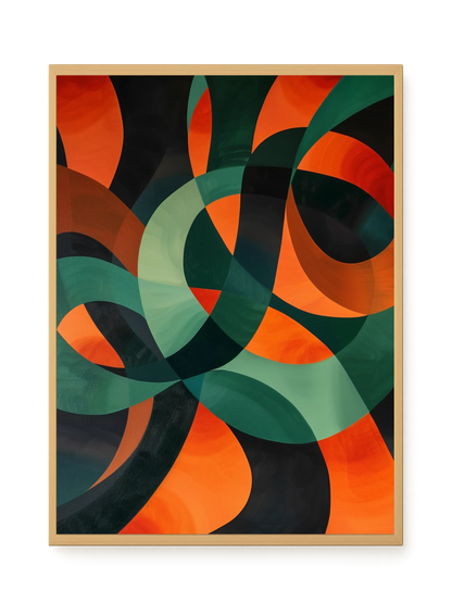 Moving Layers Canvas Print