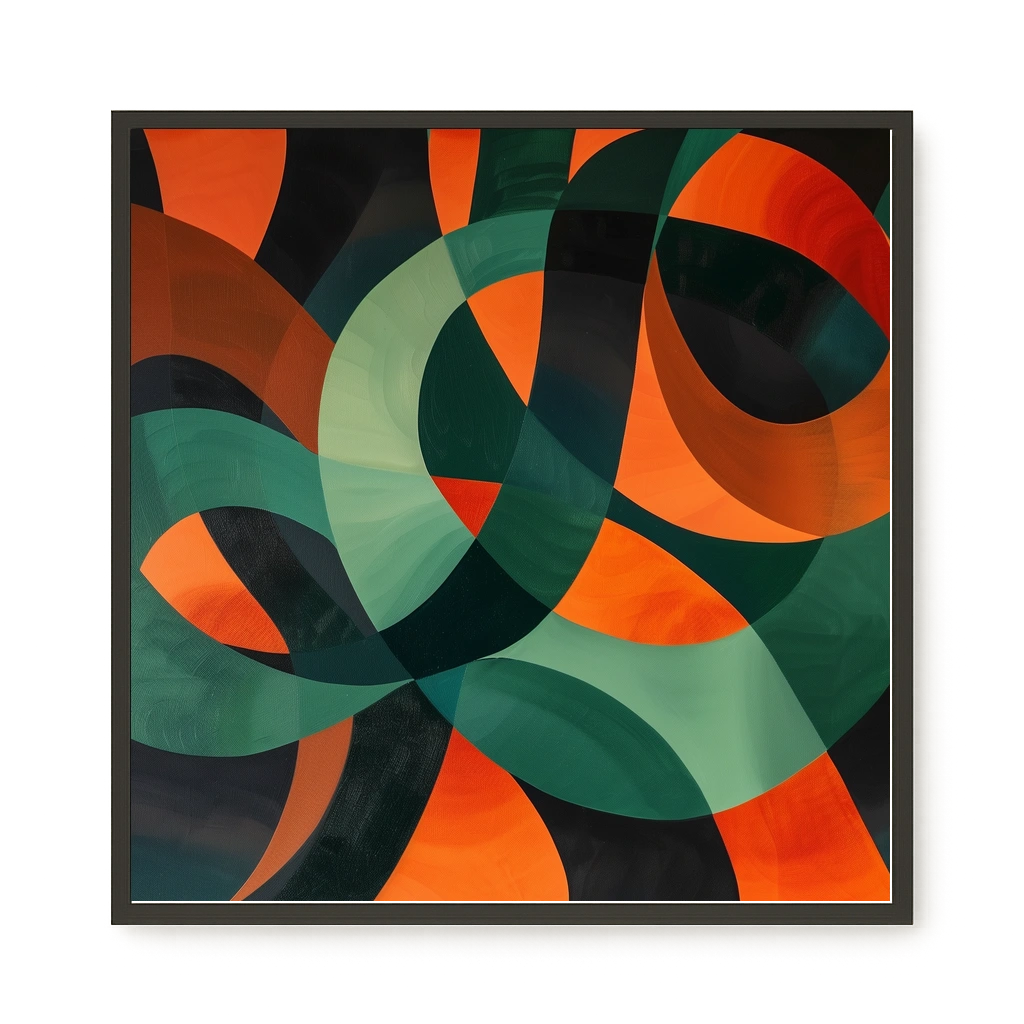 Moving Layers Canvas Print
