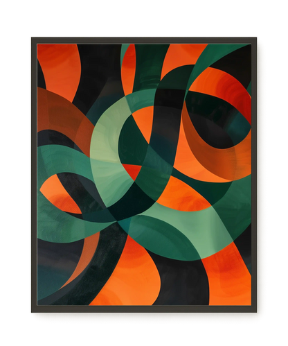 Moving Layers Canvas Print