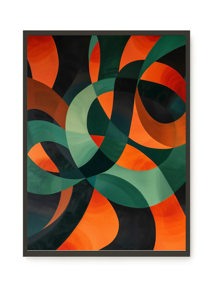 Moving Layers Canvas Print