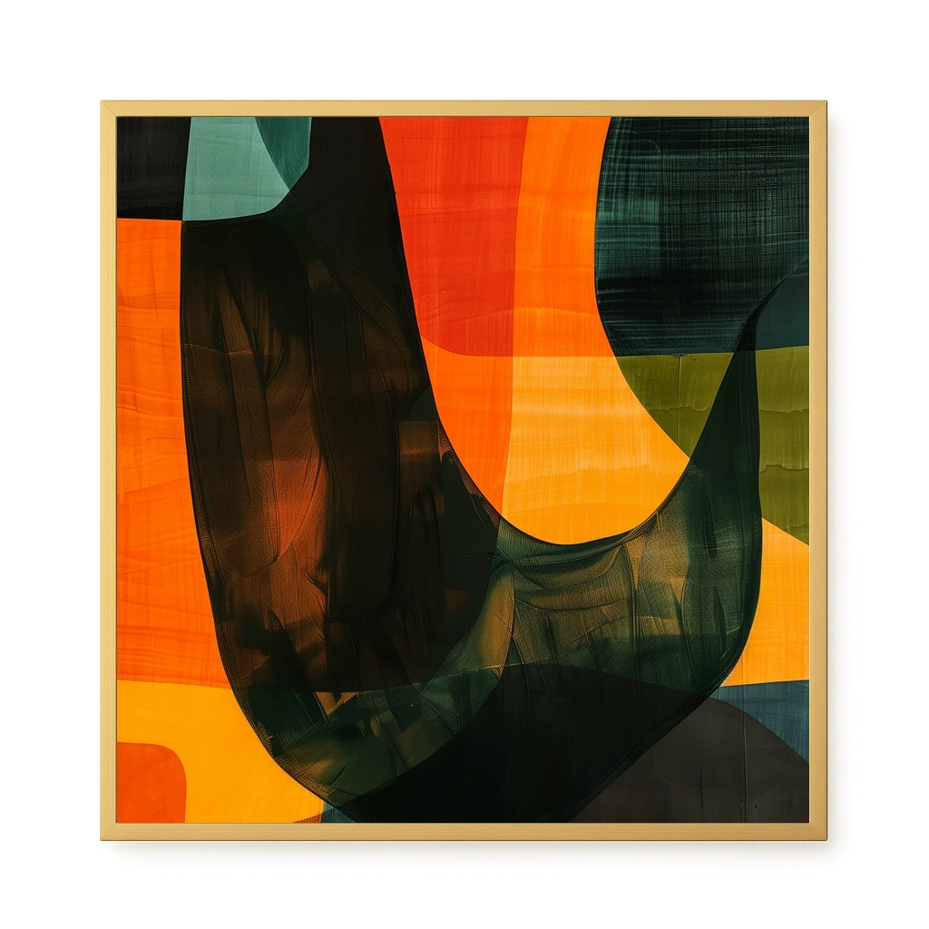 Spatial Convergence Canvas Wall Art