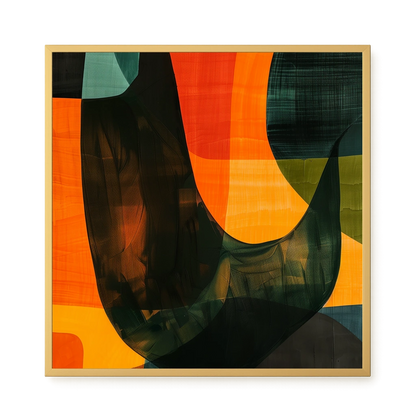 Spatial Convergence Canvas Wall Art