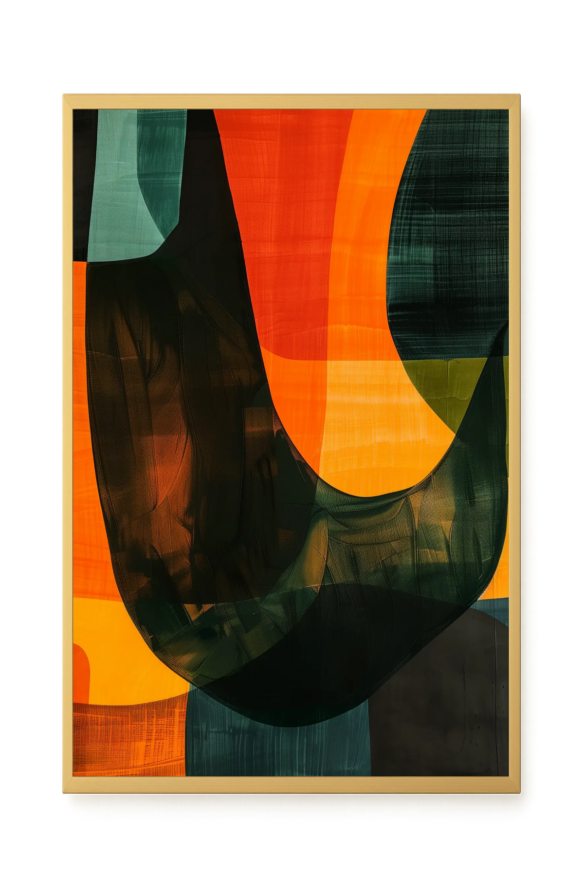 Spatial Convergence Canvas Wall Art