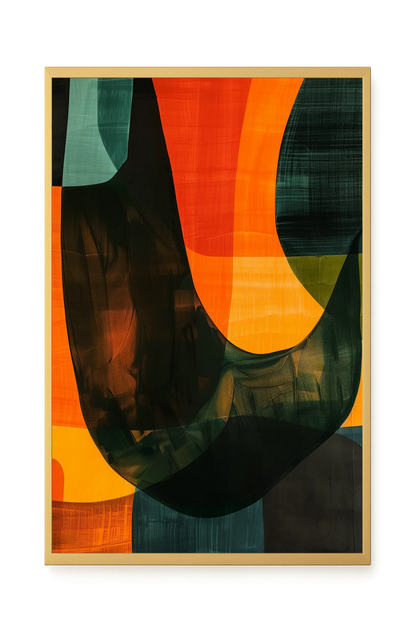 Spatial Convergence Canvas Wall Art