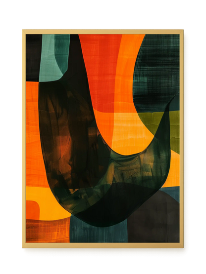 Spatial Convergence Canvas Wall Art