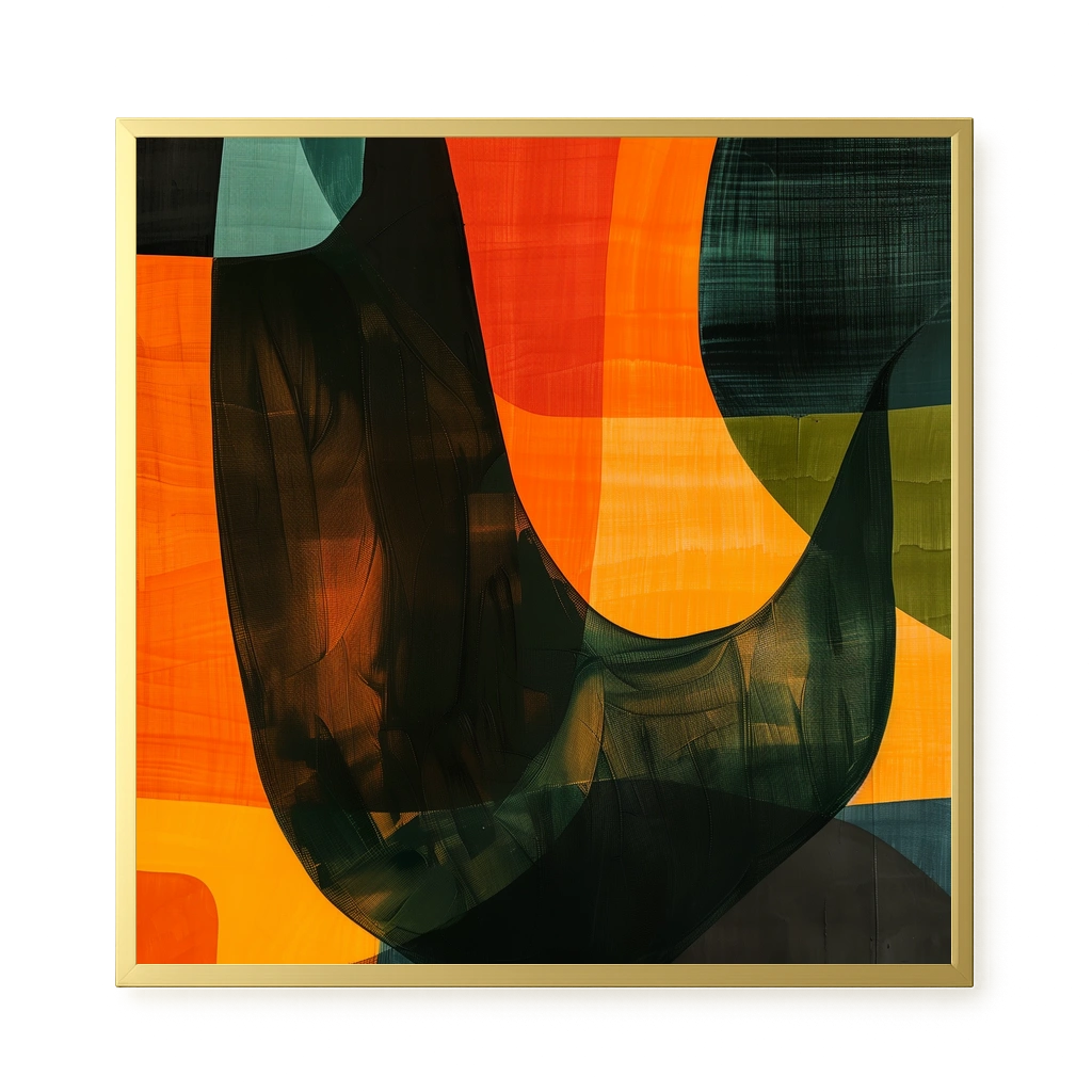 Spatial Convergence Canvas Wall Art