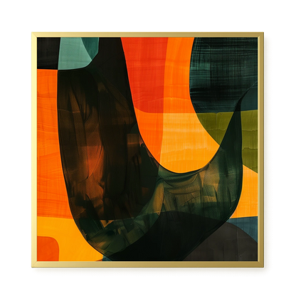 Spatial Convergence Canvas Wall Art