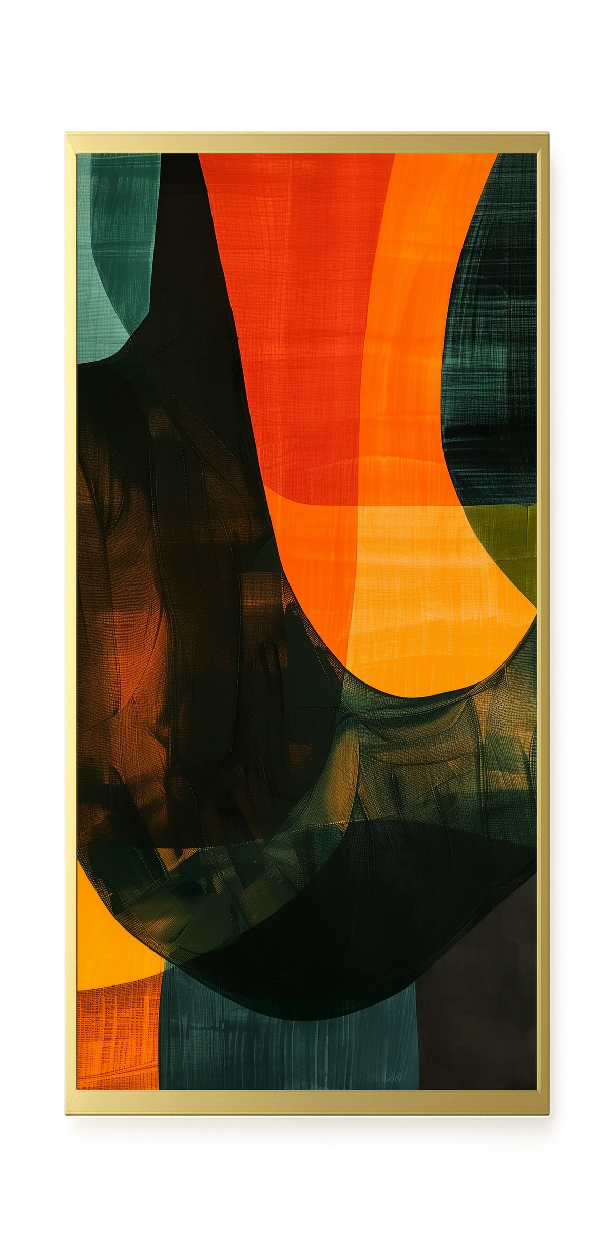 Spatial Convergence Canvas Wall Art