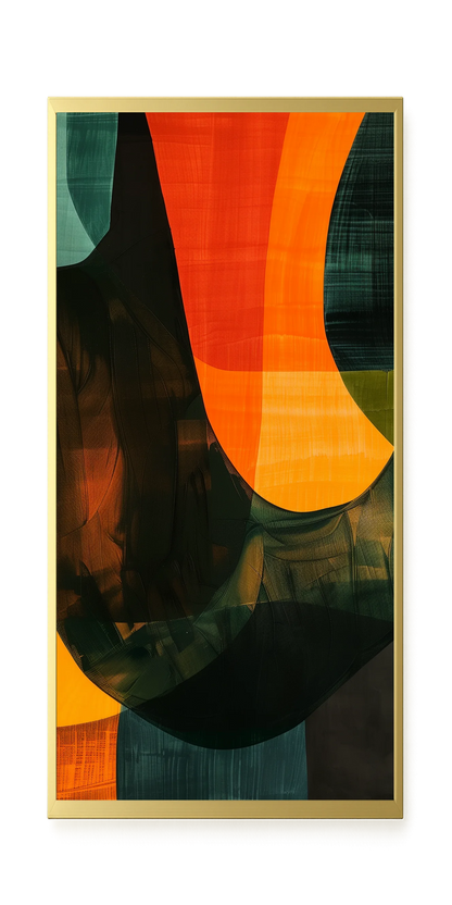Spatial Convergence Canvas Wall Art