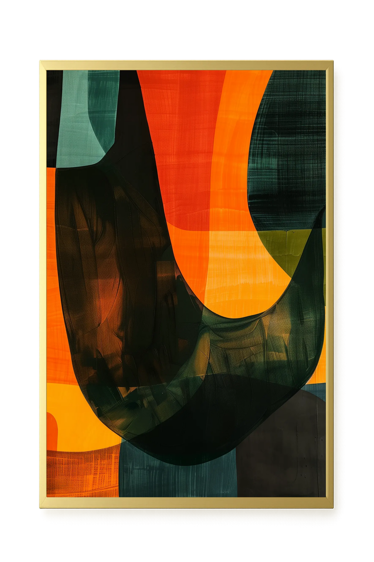 Spatial Convergence Canvas Wall Art