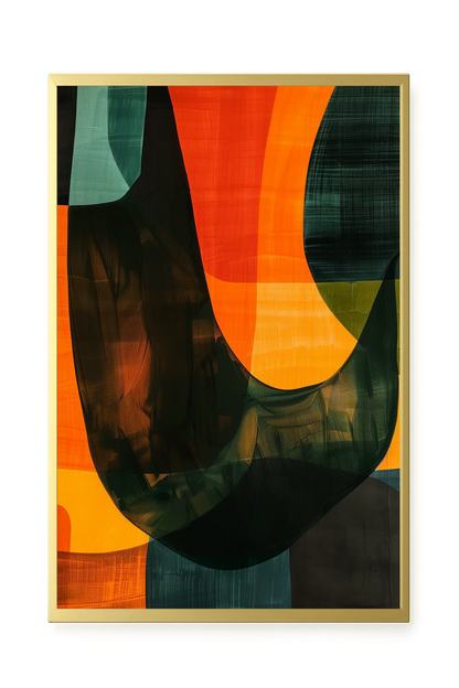 Spatial Convergence Canvas Wall Art
