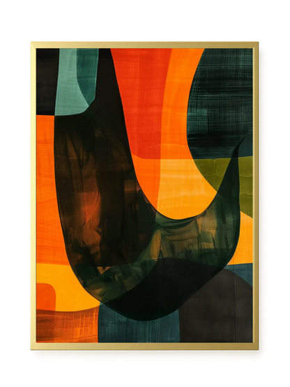 Spatial Convergence Canvas Wall Art