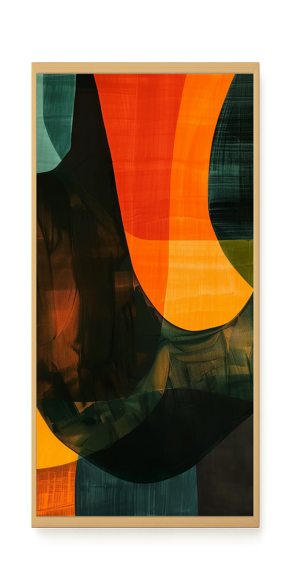 Spatial Convergence Canvas Wall Art