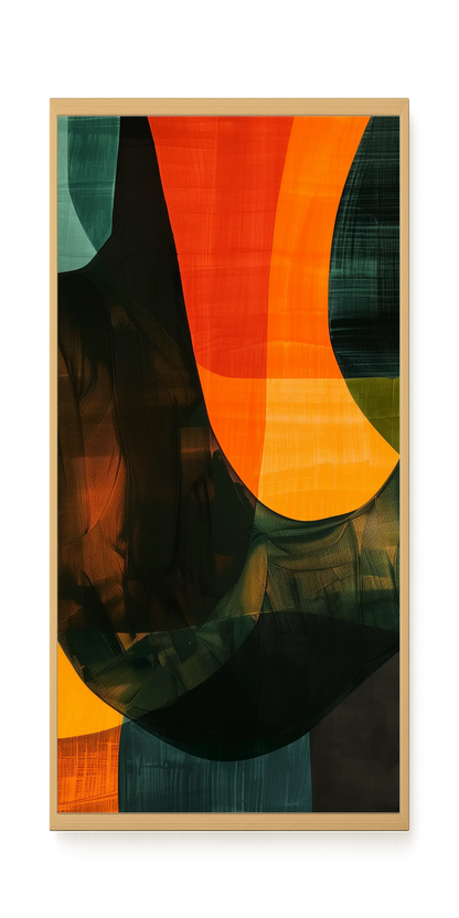 Spatial Convergence Canvas Wall Art