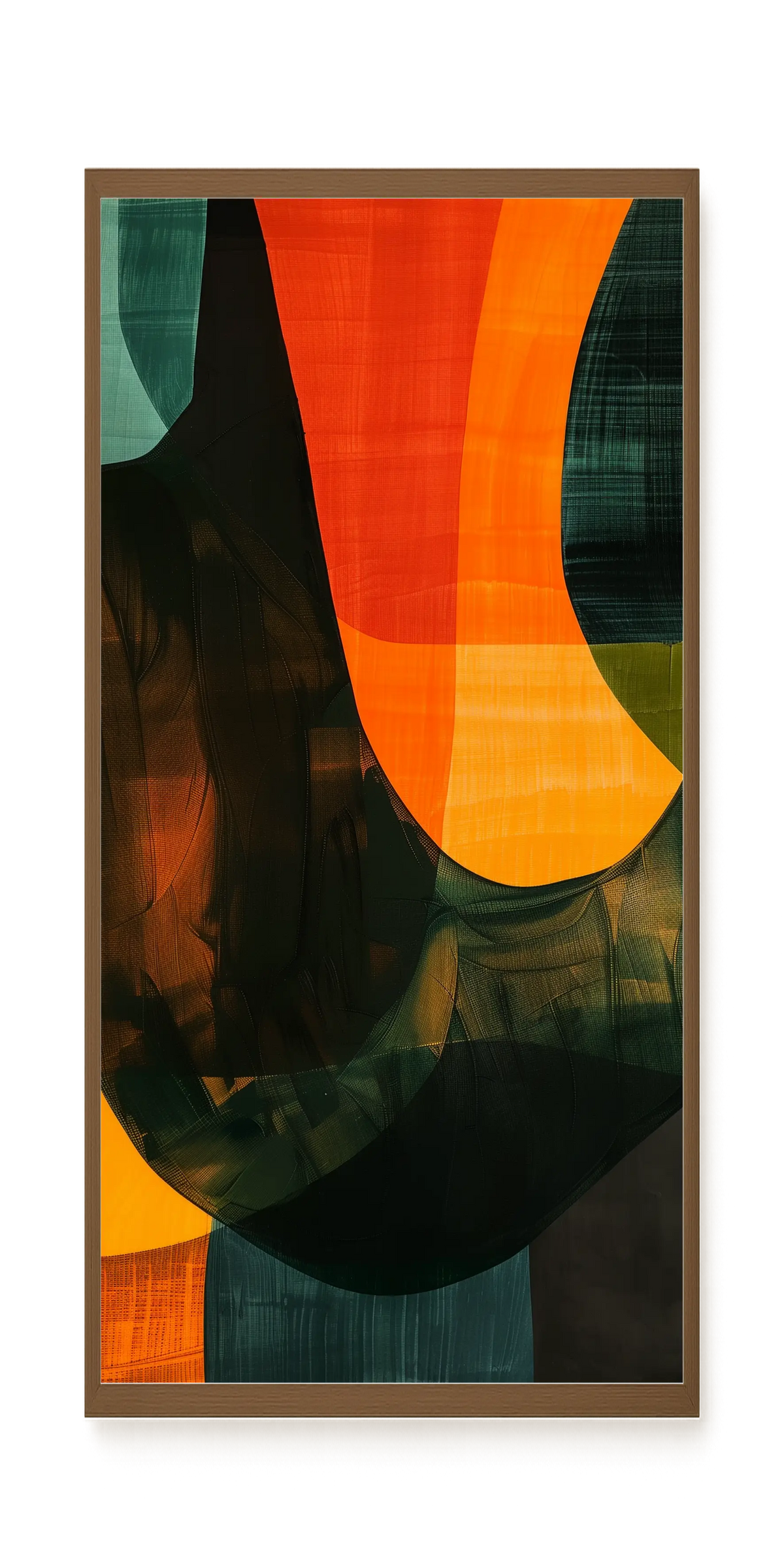Spatial Convergence Canvas Wall Art