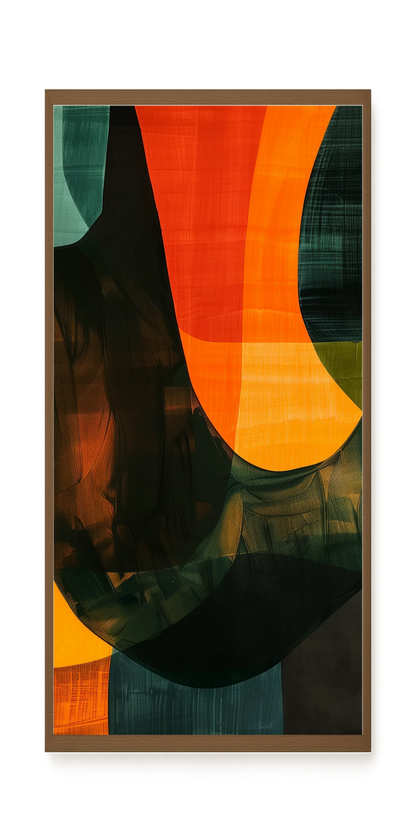 Spatial Convergence Canvas Wall Art