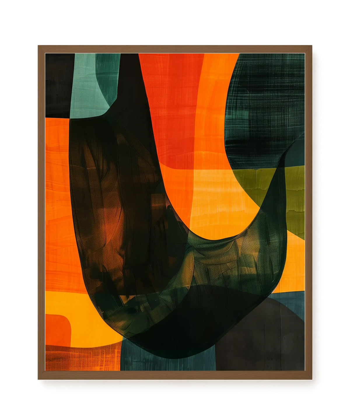 Spatial Convergence Canvas Wall Art