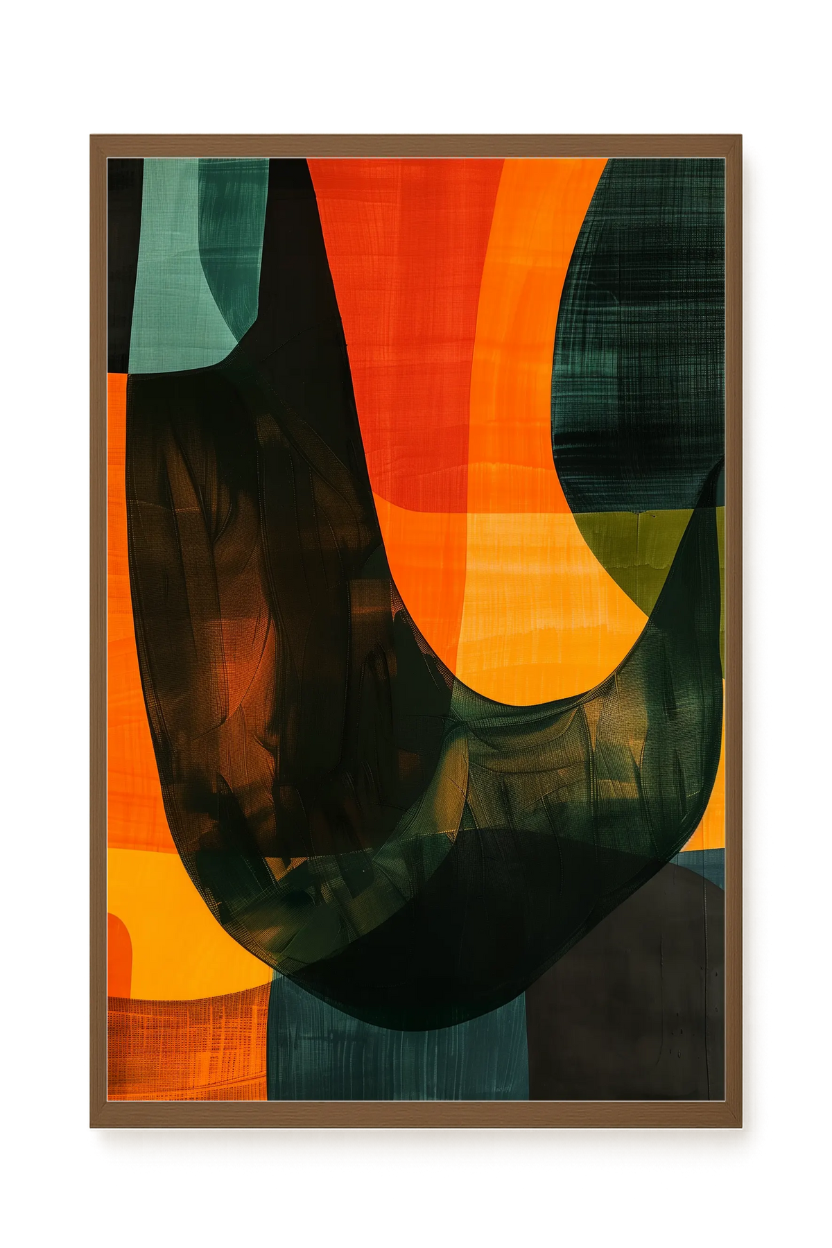 Spatial Convergence Canvas Wall Art