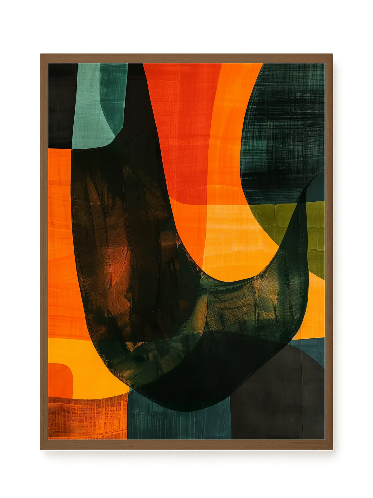 Spatial Convergence Canvas Wall Art